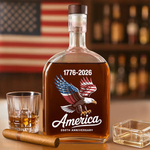 Celebrate 250 Years of America USA Anniversary 1776-2026 Whiskey Bottle HO82 894520