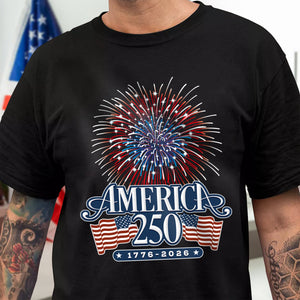 America 250 Firework Front Shirt TH10 894637