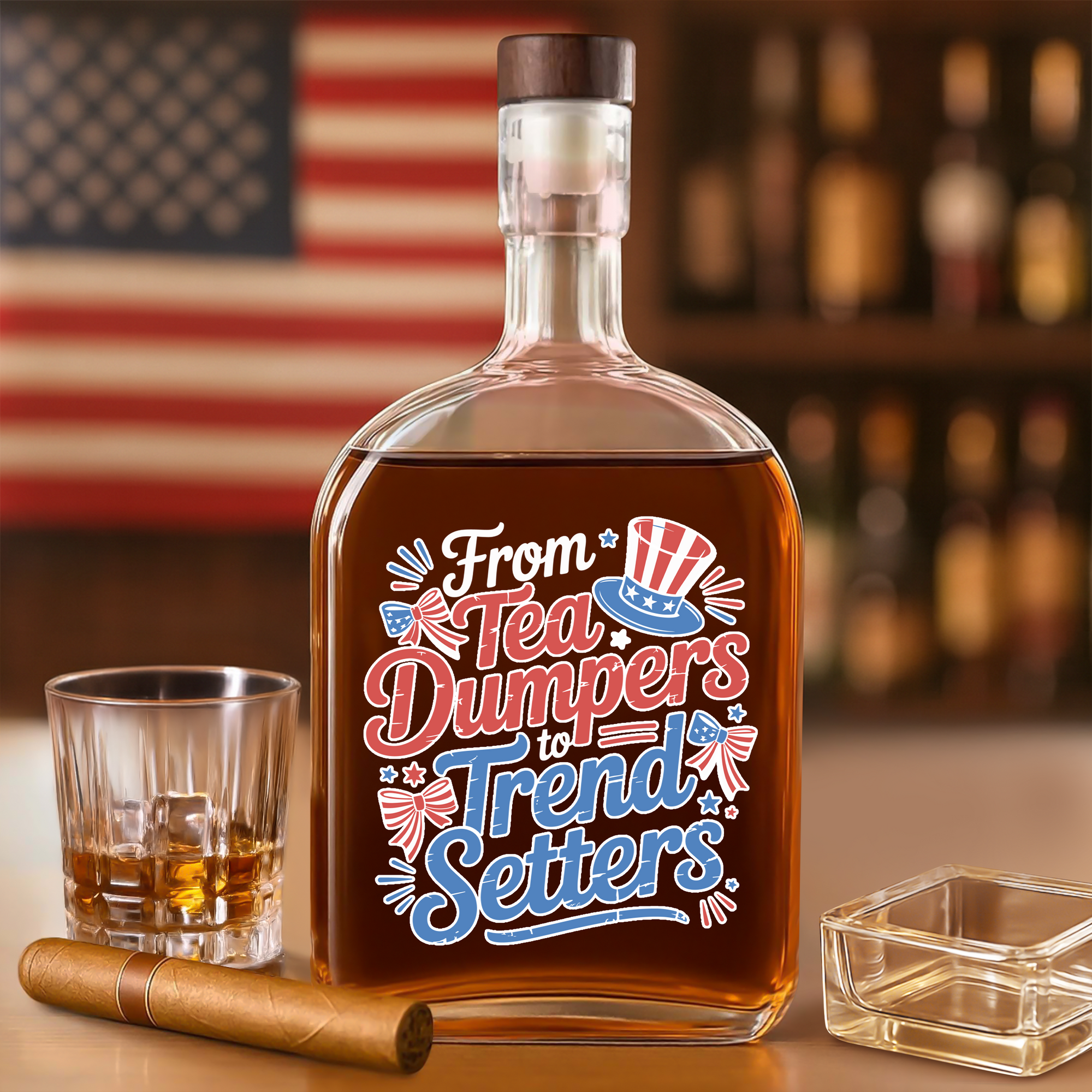 USA 250th Anniversary 250 Years of Freedom America Whiskey Bottle HO82 894530