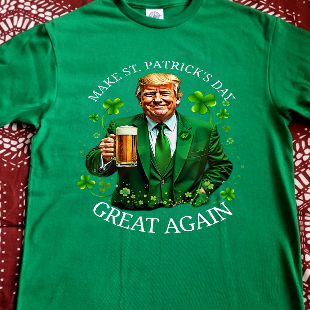 Trump Make ST. Patricks Day Great Again Bright Shirt CH07 67250