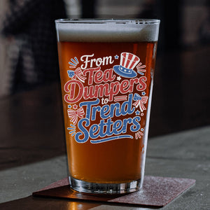 USA 250th Anniversary 250 Years of Freedom America Print Beer Glass HO82 894516