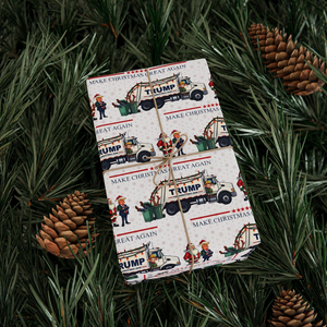 Make Christmas Great Again Wrapping Paper For Christmas Gift TH10 64205