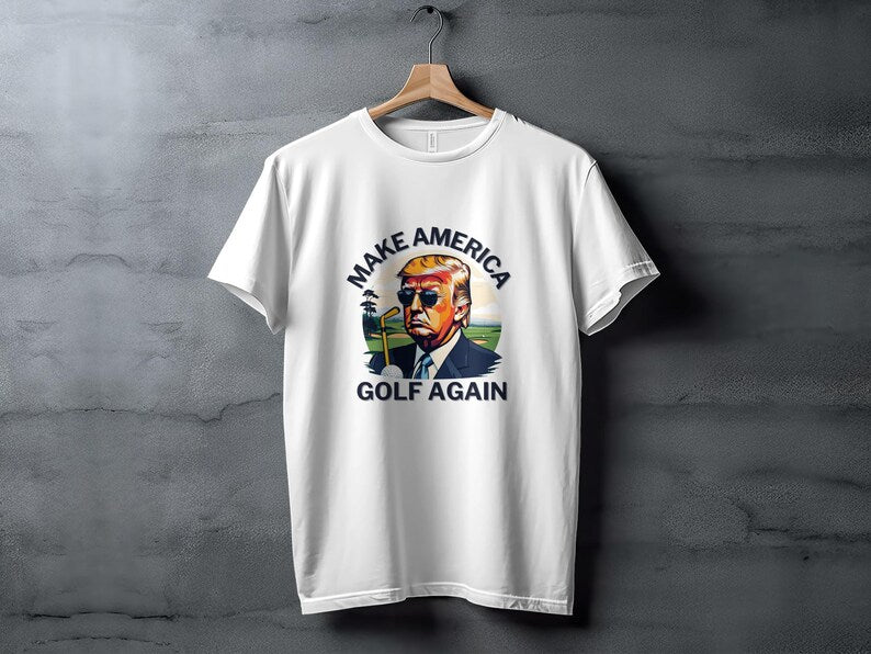 Make America Golf Again With Donald Trump Bright Shirt TH10 898145
