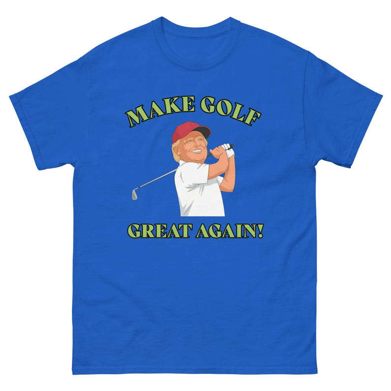 Make Golf Great Again With Donald Trump Dark Shirt TH10 898143