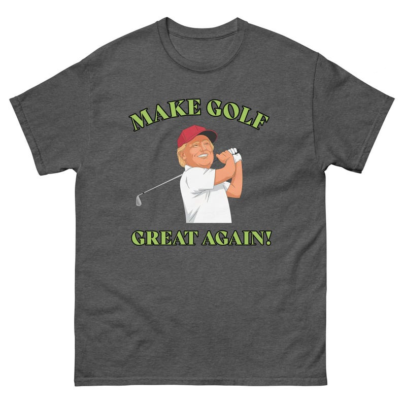 Make Golf Great Again With Donald Trump Dark Shirt TH10 898143