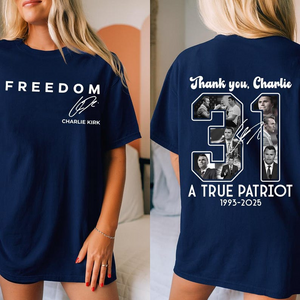 Freedom Charlie Kirk Memorial Shirt TH10 64497