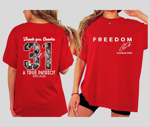 Freedom Charlie Kirk Memorial Shirt TH10 64497