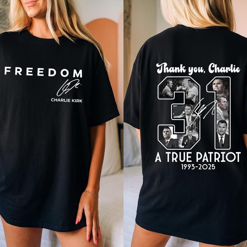 Freedom Charlie Kirk Memorial Shirt TH10 64497