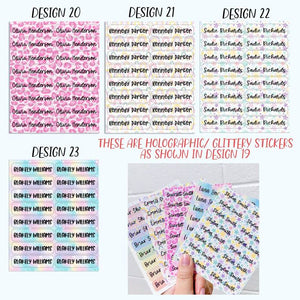 Custom Kid Name Labels - Back to School Gift for Kids HO82 903038