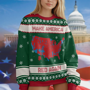 Trump Make America Red Again Ugly Sweater HA75 63868