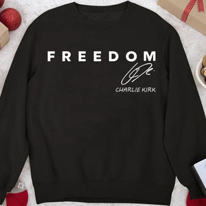 Red Freedom Shirt | Charlie Kirk Red Shirt | We Wear Red Charlie Kirk Birthday October 14 Sweatshirt TH10 896179