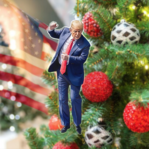 Trump Win - Funny Trump Acrylic Ornament For Christmas Decoration HA75 63942