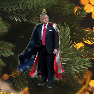 Trump Win - Funny Trump Acrylic Ornament For Christmas Decoration HA75 63942