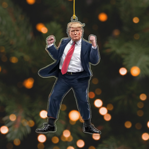 Trump Win - Funny Trump Acrylic Ornament For Christmas Decoration HA75 63942