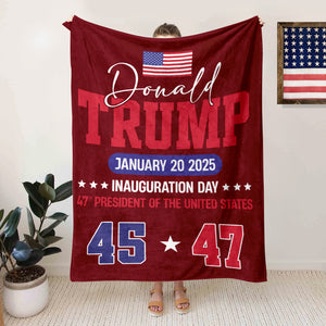 Trump Inauguration Bring Back The Greatness Of America 2025 Blanket LM32 65121