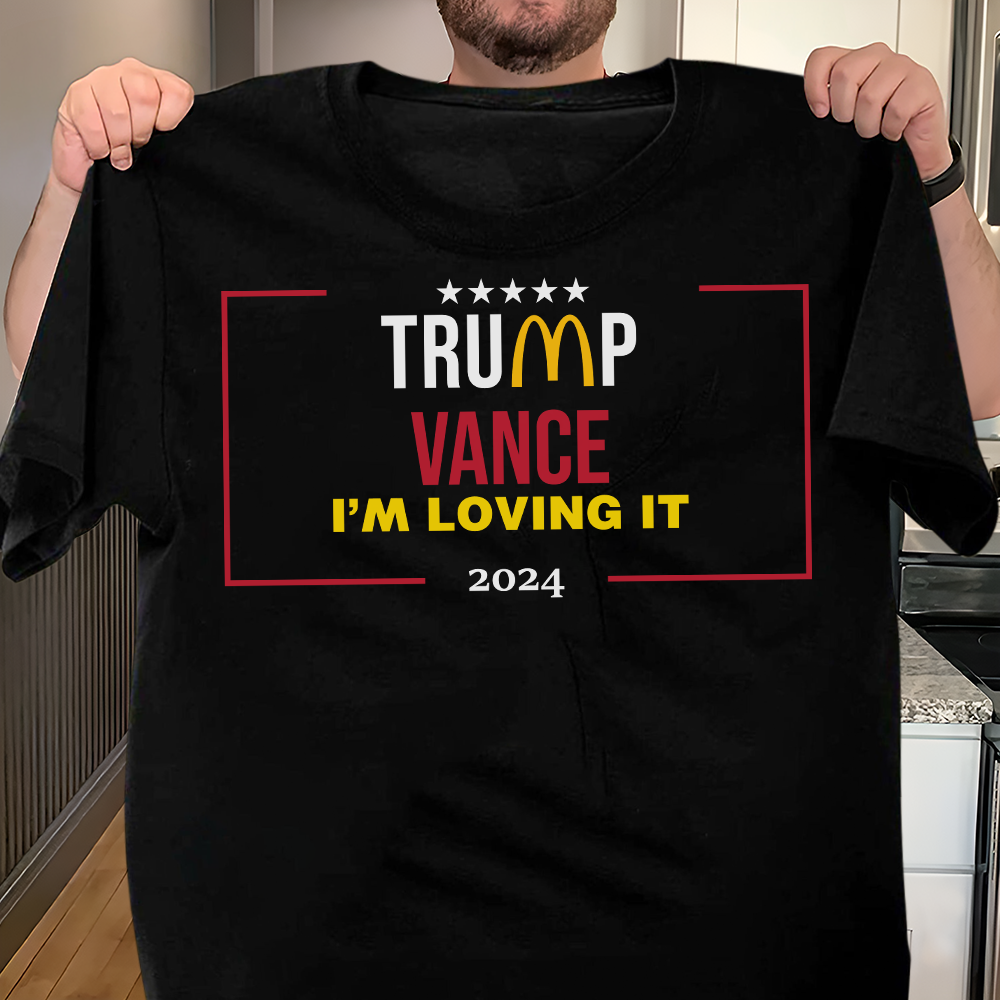 Trump Vanve I Lovin' It 2024 Dark Shirt TH10 63573