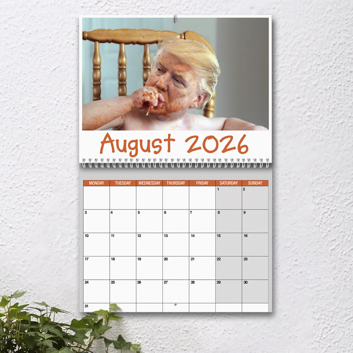 Kid Trump - 2026 Wall Calendar Christmas Gift Funny Calendar CH07 67558