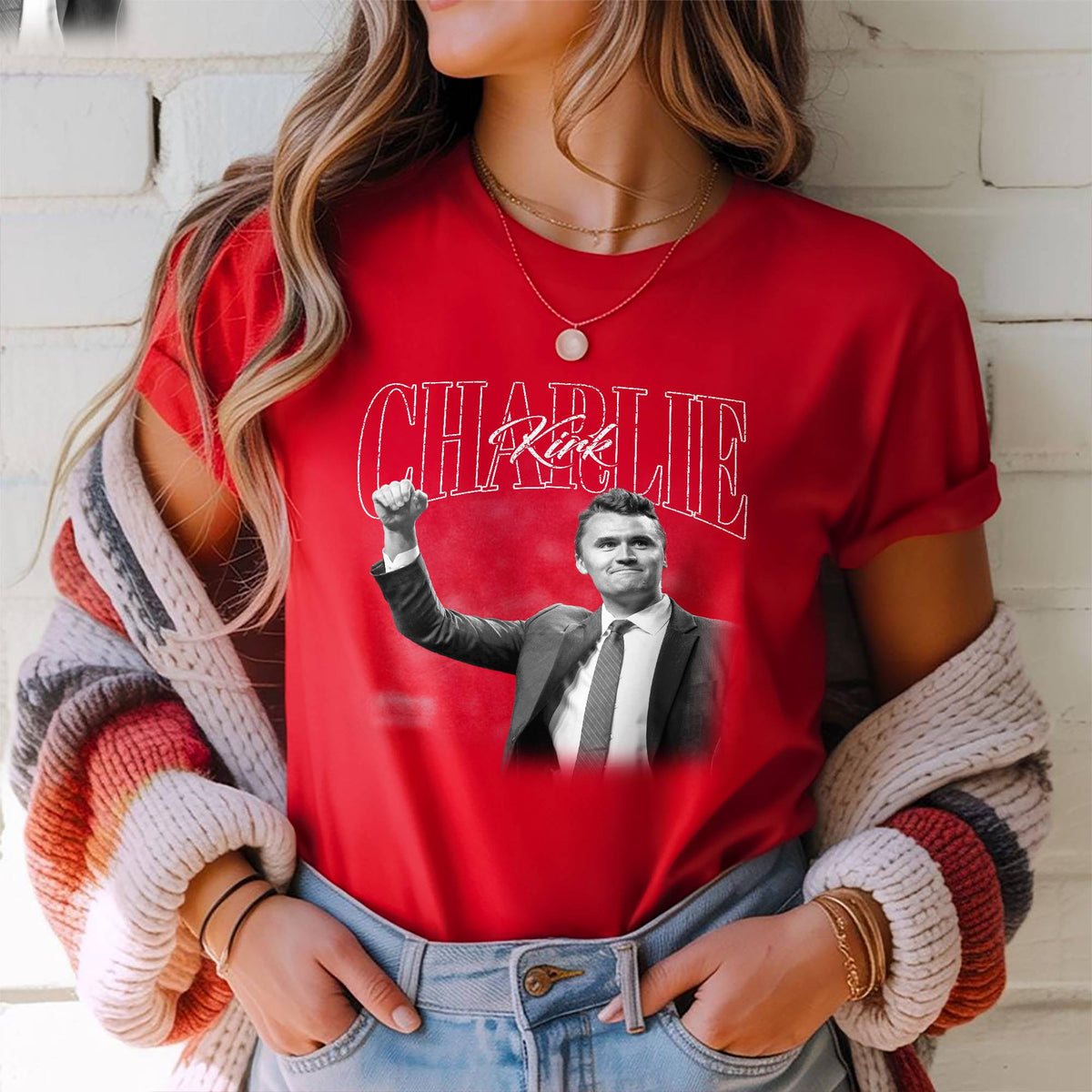 Charlie Kirk A True Hero Retro Style Dark Shirt HO82 65782