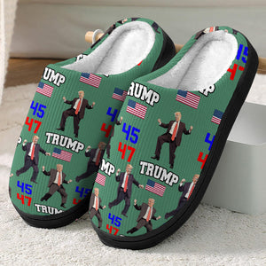 Trump - Embrace Success with a Little Bit of Crazy Slippers Funny Gift HA75 64260