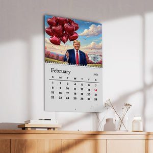 Funny Trump 2026 Wall Calendar CH07 67560
