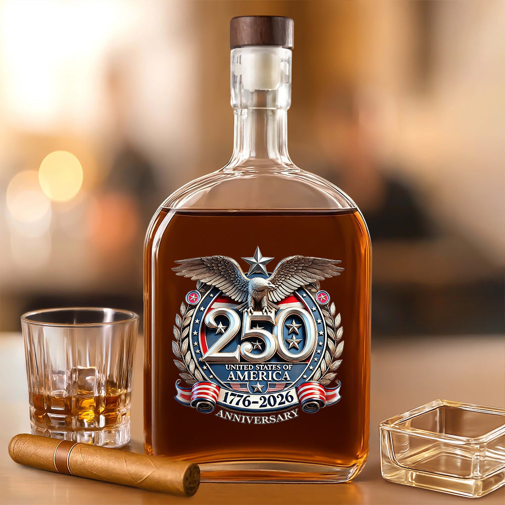 USA Eagles 250th Anniversary Semiquincentennial 1776-2026 Whiskey Bottle LM32 897465
