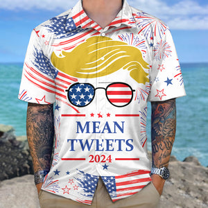 Donald Trump Mean Tweets 2024 Hawaiian Shirt DM01 62739