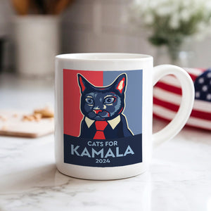 Cats For Kamala 2024 Mug | Kamala Harris 2024 Mug HA75 63580