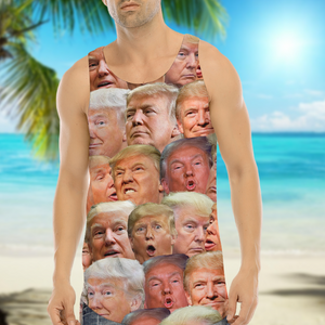 Funny Donald Trump Face Tanktop TH10 N304 62835