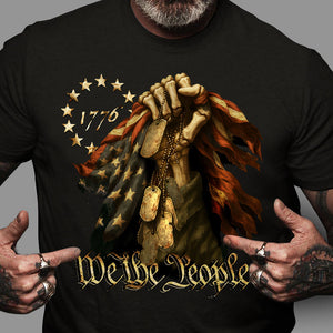 We The People - Bone Hand Dark Shirt HO82 894860