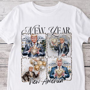 New Year New America Trump 2025 Disco Ball Bright Shirt HA75 67126