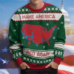 Trump Make America Red Again Ugly Sweater HA75 63868