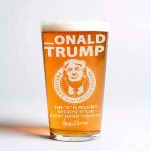 Donald Trump President Of The United State Print Beer Glass DM01 62651