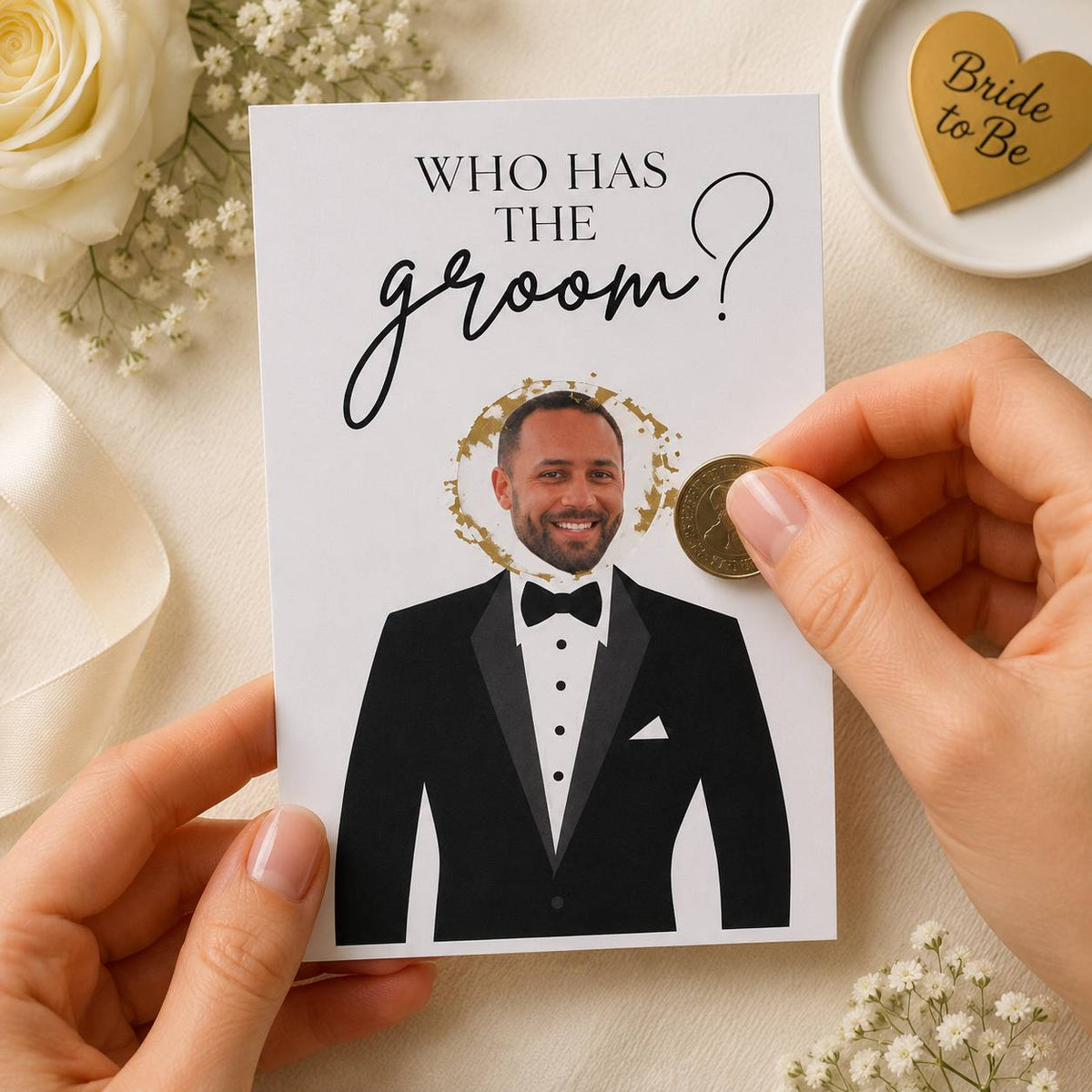 Personalized Who Has The Groom Scratch Off Game Card – Bridal Shower Scratch Off, Bachelorette Games, Groom Scratch Off, Wedding HO82 903100