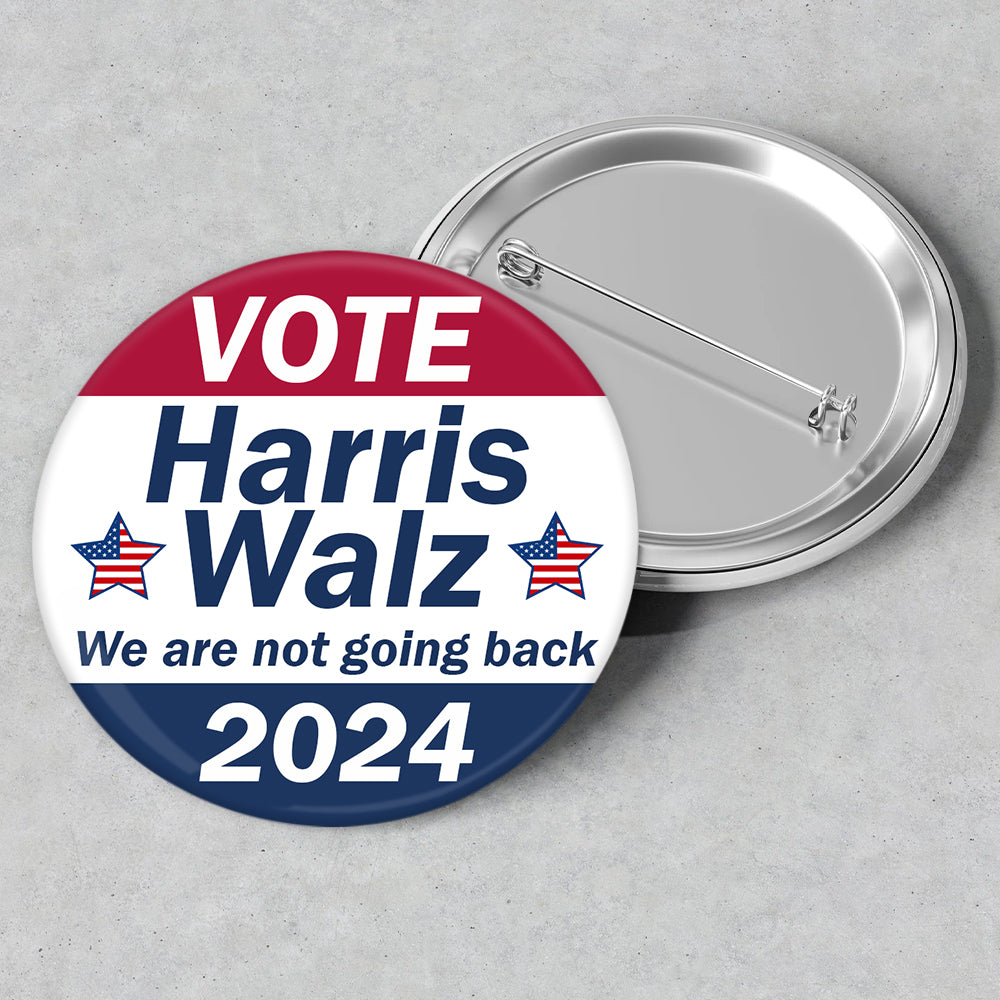 Harris Walz 2024 Democratic Pin Button Personalized Gift HO82 65136