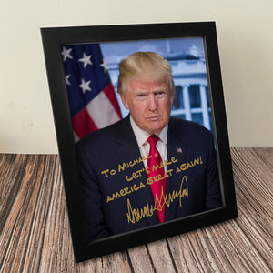 President Donald Trump Photo Picture Frame DM01 62957