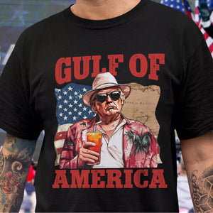 President Trump Gulf of America, Gulf of Mexico to Gulf of America Dark Shirt HA75 64330