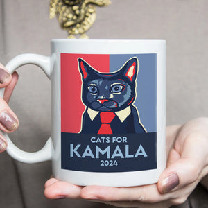 Cats For Kamala 2024 Mug | Kamala Harris 2024 Mug HA75 63580