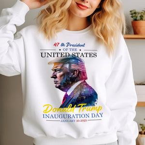 47th President of The USA Donald Trump Inauguration Day 2025 Bright Shirt CH07 67246