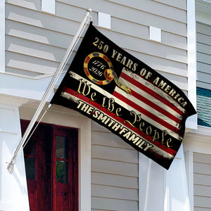 Personalized 250 Years Of America - We The People Banner House Flag HO82 900972