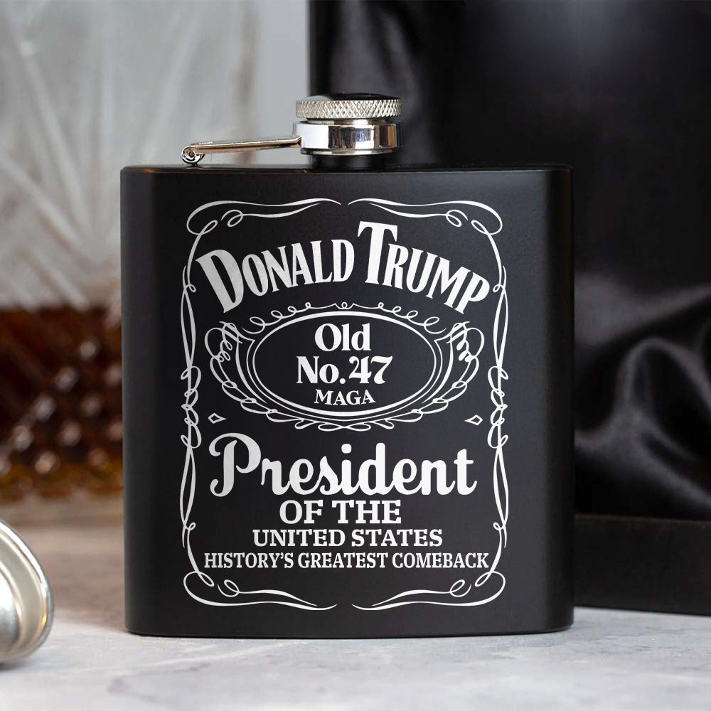 Donald Trump Old No. 47 MAGA Flask TH10 64341