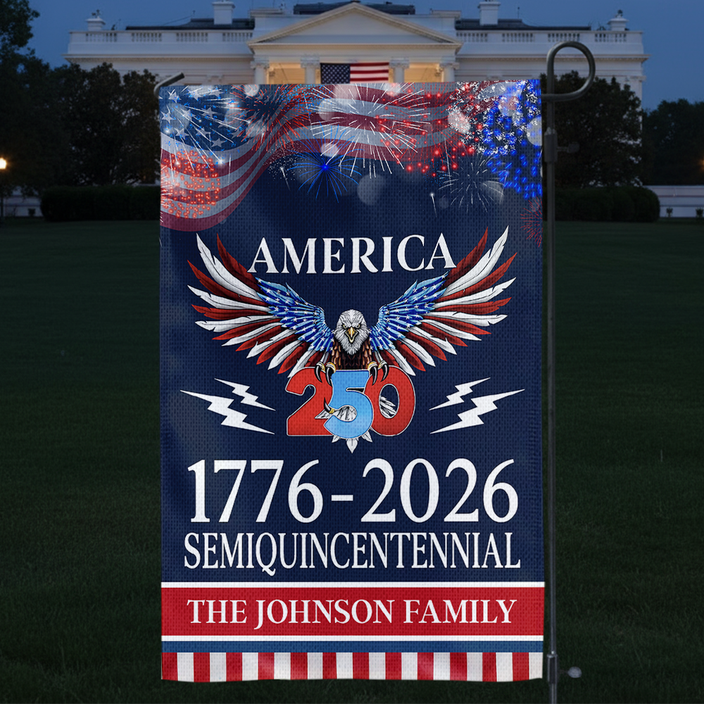 250 Years America Semiquincentennial Solar Led Garden Flag CH07 899130