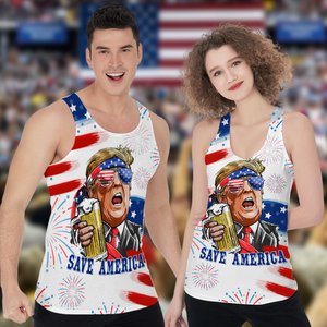 Trump Make America Great Again Trump Independence Day Tanktop TH10 N304 62829