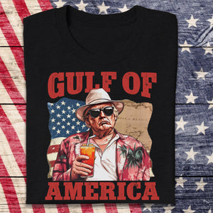 President Trump Gulf of America, Gulf of Mexico to Gulf of America Dark Shirt HA75 64330