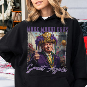 Trump Make Mardi Gras Great Again - Funny Trump Mardi Gras Dark Shirt CH07 67266