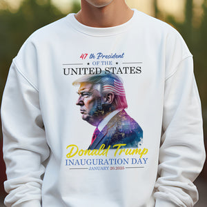 47th President of The USA Donald Trump Inauguration Day 2025 Bright Shirt CH07 67246