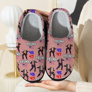 Trump - Embrace Success with a Little Bit of Crazy Slippers Funny Gift HA75 64260