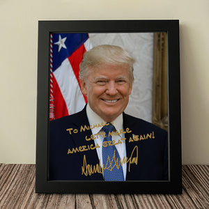 President Donald Trump Photo Picture Frame DM01 62957