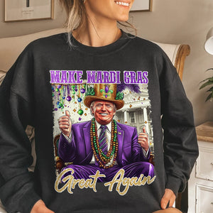 Trump Make Mardi Gras Great Again Dark Shirt CH07 64302