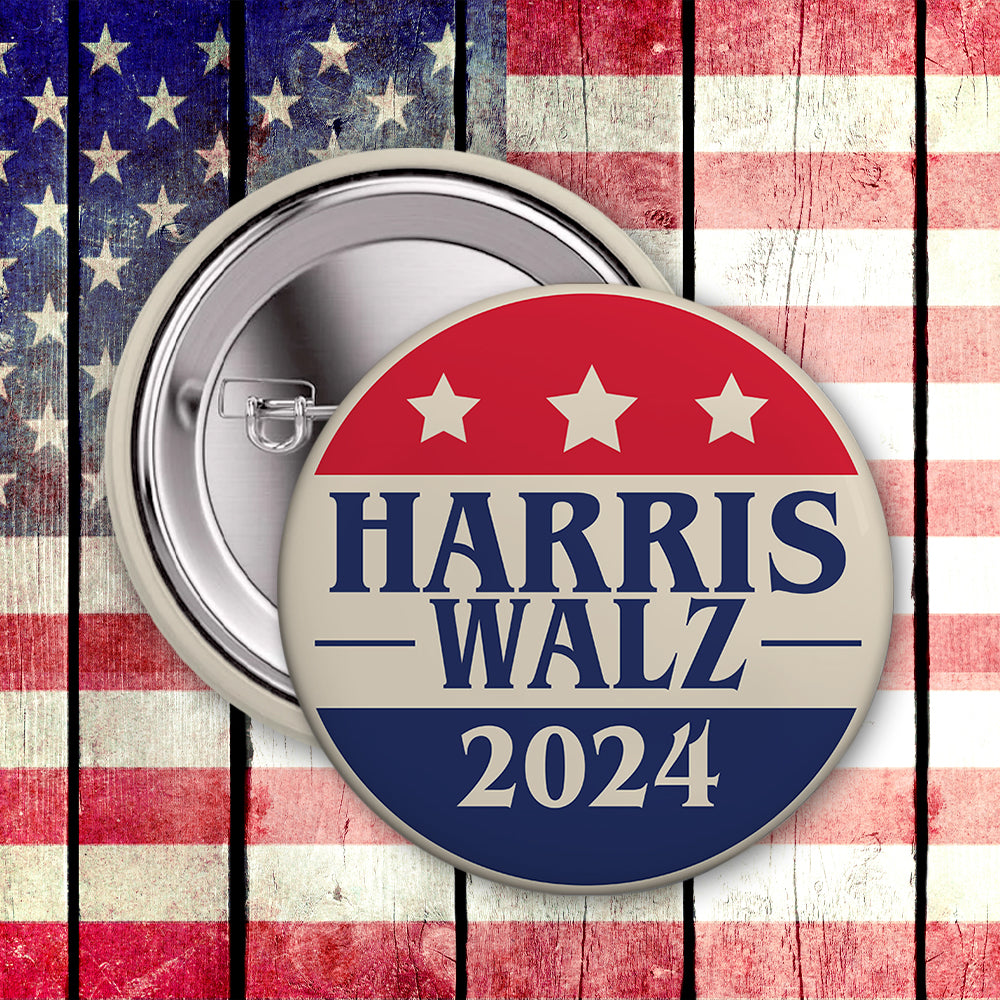 Kamala Harris Tim Walz 2024 Presidential Election Pin Button HO82 65132