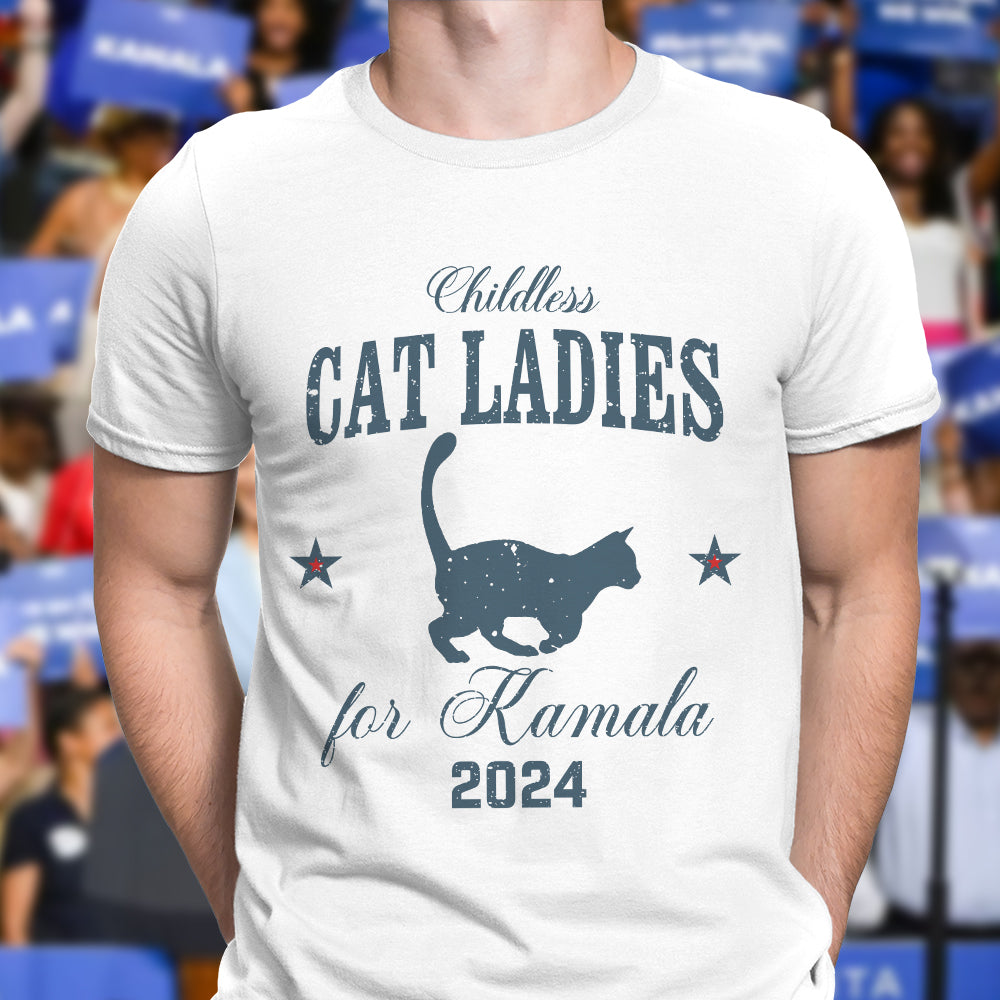 Childless Cat Ladies For Kamala Bright Shirt HA75 63394